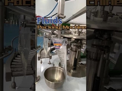 Máy đóng gói chất lỏng xoay tám trạm túi tiền sản xuất 304/316 thép không gỉ