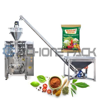 Spice Packaging Prefabricated Bag Roll Film Bag Making and Canning Machine
