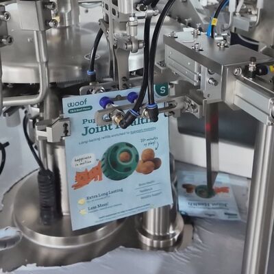 Pet Snacks, Chew Balls, Cat Food, Dog Food, and Animal Feed Rotary Packaging Machine